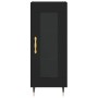 Aparador de madera contrachapada negro 34,5x34x90 cm de vidaXL, Aparadores - Ref: Foro24-828773, Precio: 58,54 €, Descuento: %