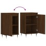 Aparadores 2 uds madera de ingeniería marrón roble 40x35x70 cm de vidaXL, Aparadores - Ref: Foro24-831051, Precio: 86,79 €, D...
