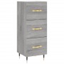 Aparador madera de ingeniería gris Sonoma 34,5x34x90 cm de vidaXL, Aparadores - Ref: Foro24-828586, Precio: 70,18 €, Descuent...