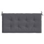 Cojín de banco de jardín tela Oxford gris antracita 100x50x4 cm en Decoración | Comprar online en Foru.es