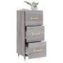 Aparador madera de ingeniería gris Sonoma 34,5x34x90 cm de vidaXL, Aparadores - Ref: Foro24-828586, Precio: 70,18 €, Descuent...