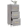 Sonoma gray engineered wood sideboard 34.5x34x90 cm by vidaXL, Sideboards - Ref: Foro24-828586, Price: 68,96 €, Discount: %