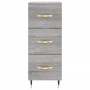 Aparador madera de ingeniería gris Sonoma 34,5x34x90 cm de vidaXL, Aparadores - Ref: Foro24-828586, Precio: 70,18 €, Descuent...