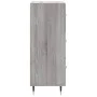 Sonoma gray engineered wood sideboard 34.5x34x90 cm by vidaXL, Sideboards - Ref: Foro24-828586, Price: 68,96 €, Discount: %