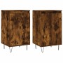 Aparadores 2 uds madera de ingeniería roble ahumado 40x35x70 cm de vidaXL, Aparadores - Ref: Foro24-831063, Precio: 61,00 €, ...