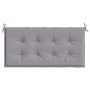 Cojín de banco de jardín tela Oxford gris 120x50x4 cm en Decoración | Comprar online en Foru.es