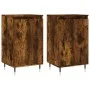 Aparadores 2 uds madera de ingeniería roble ahumado 40x35x70 cm de vidaXL, Aparadores - Ref: Foro24-831047, Precio: 61,63 €, ...