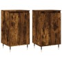 Aparadores 2 uds madera de ingeniería roble ahumado 40x35x70 cm de vidaXL, Aparadores - Ref: Foro24-831047, Precio: 62,16 €, ...
