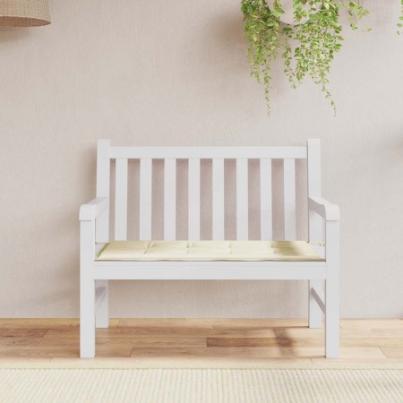Cojín de banco de jardín tela Oxford crema 120x50x3 cm en Decoración | Comprar online en Foru.es