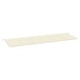 Cojín de banco de jardín tela Oxford blanco crema 150x50x4 cm en Decoración | Comprar online en Foru.es