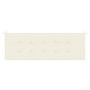 Cojín de banco de jardín tela Oxford blanco crema 150x50x4 cm en Decoración | Comprar online en Foru.es