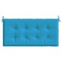 Cojín de banco de jardín tela Oxford azul 100x50x3 cm en Decoración | Comprar online en Foru.es