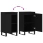 Aparadores 2 uds madera de ingeniería negro 40x35x70 cm de vidaXL, Aparadores - Ref: Foro24-831071, Precio: 75,17 €, Descuent...