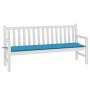 Cojín de banco de jardín tela Oxford azul 180x50x3 cm en Decoración | Comprar online en Foru.es