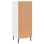 Aparador de madera contrachapada blanco brillante 34,5x34x90 cm de vidaXL, Aparadores - Ref: Foro24-828622, Precio: 80,07 €, ...