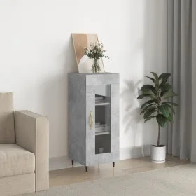 Aparador de madera contrachapada gris hormigón 34,5x34x90 cm de vidaXL, Aparadores - Ref: Foro24-828776, Precio: 55,97 €, Des...