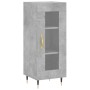 Aparador de madera contrachapada gris hormigón 34,5x34x90 cm de vidaXL, Aparadores - Ref: Foro24-828776, Precio: 56,69 €, Des...