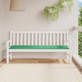 Cojín de banco de jardín tela Oxford verde 180x50x3 cm en Decoración | Comprar online en Foru.es