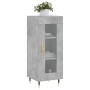 Aparador de madera contrachapada gris hormigón 34,5x34x90 cm de vidaXL, Aparadores - Ref: Foro24-828776, Precio: 56,69 €, Des...