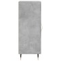 Aparador de madera contrachapada gris hormigón 34,5x34x90 cm de vidaXL, Aparadores - Ref: Foro24-828776, Precio: 56,69 €, Des...