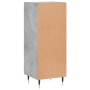 Aparador de madera contrachapada gris hormigón 34,5x34x90 cm de vidaXL, Aparadores - Ref: Foro24-828776, Precio: 56,69 €, Des...