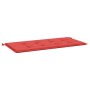 Cojín de banco de jardín tela Oxford rojo 100x50x3 cm en Decoración | Comprar online en Foru.es