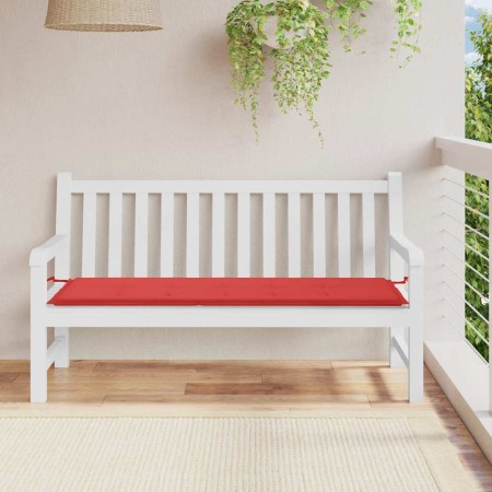 Cojín de banco de jardín tela Oxford rojo 150x50x3 cm en Decoración | Comprar online en Foru.es