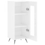 Aparador de madera contrachapada blanco brillante 34,5x34x90 cm de vidaXL, Aparadores - Ref: Foro24-828766, Precio: 62,93 €, ...