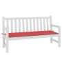 Cojín de banco de jardín tela Oxford rojo 150x50x3 cm en Decoración | Comprar online en Foru.es