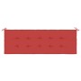 Cojín de banco de jardín tela Oxford rojo 150x50x3 cm en Decoración | Comprar online en Foru.es