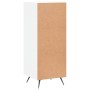 Aparador de madera contrachapada blanco brillante 34,5x34x90 cm de vidaXL, Aparadores - Ref: Foro24-828766, Precio: 62,93 €, ...