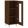 Aparador madera de ingeniería marrón roble 34,5x34x90 cm de vidaXL, Aparadores - Ref: Foro24-828771, Precio: 62,71 €, Descuen...