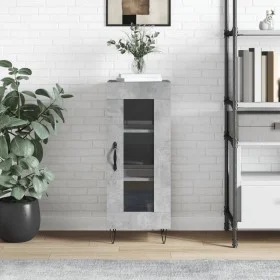 Concrete gray plywood sideboard 34.5x34x90 cm by vidaXL, Sideboards - Ref: Foro24-828792, Price: 54,95 €, Discount: %