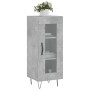 Aparador de madera contrachapada gris hormigón 34,5x34x90 cm de vidaXL, Aparadores - Ref: Foro24-828792, Precio: 55,64 €, Des...