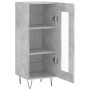 Aparador de madera contrachapada gris hormigón 34,5x34x90 cm de vidaXL, Aparadores - Ref: Foro24-828792, Precio: 55,64 €, Des...