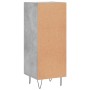 Aparador de madera contrachapada gris hormigón 34,5x34x90 cm de vidaXL, Aparadores - Ref: Foro24-828792, Precio: 55,64 €, Des...