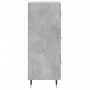 Aparador de madera contrachapada gris hormigón 34,5x34x90 cm de vidaXL, Aparadores - Ref: Foro24-828584, Precio: 67,98 €, Des...