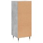 Aparador de madera contrachapada gris hormigón 34,5x34x90 cm de vidaXL, Aparadores - Ref: Foro24-828584, Precio: 67,98 €, Des...