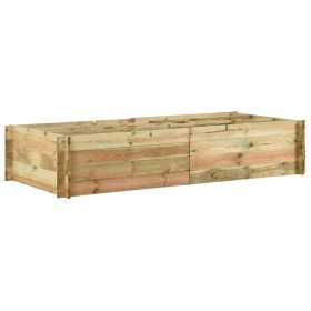 Jardinera para verduras madera pino impregnada 197x100x40cm en Macetas y jardineras | Comprar online en Foru.es