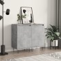 Aparadores 2 uds madera de ingeniería gris hormigón 40x35x70 cm de vidaXL, Aparadores - Ref: Foro24-831061, Precio: 60,88 €, ...