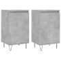 Aparadores 2 uds madera de ingeniería gris hormigón 40x35x70 cm de vidaXL, Aparadores - Ref: Foro24-831061, Precio: 60,88 €, ...