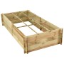 Jardinera para verduras madera pino impregnada 197x100x40cm en Macetas y jardineras | Comprar online en Foru.es