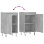 Aparadores 2 uds madera de ingeniería gris hormigón 40x35x70 cm de vidaXL, Aparadores - Ref: Foro24-831061, Precio: 60,88 €, ...