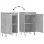 Sideboards 2 pcs concrete gray engineered wood 40x35x70 cm by vidaXL, Sideboards - Ref: Foro24-831061, Price: 60,48 €, Discou...
