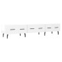 Mueble de TV madera de ingeniería blanco brillo 150x36x30 cm de vidaXL, Muebles TV - Ref: Foro24-829166, Precio: 105,40 €, De...