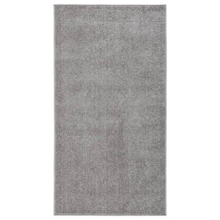 Alfombra de pelo corto gris 80x150 cm de vidaXL, Alfombras - Ref: Foro24-340313, Precio: 29,40 €, Descuento: %