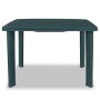 Mesa de jardín de plástico verde 101x68x72 cm en Mesas de jardín | Comprar online en Foru.es