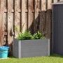 Arriate de WPC gris 100x50x54 cm en Macetas y jardineras | Comprar online en Foru.es
