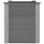 Arriate de WPC gris 100x50x54 cm en Macetas y jardineras | Comprar online en Foru.es