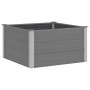 Arriate de WPC gris 100x100x54 cm en Macetas y jardineras | Comprar online en Foru.es